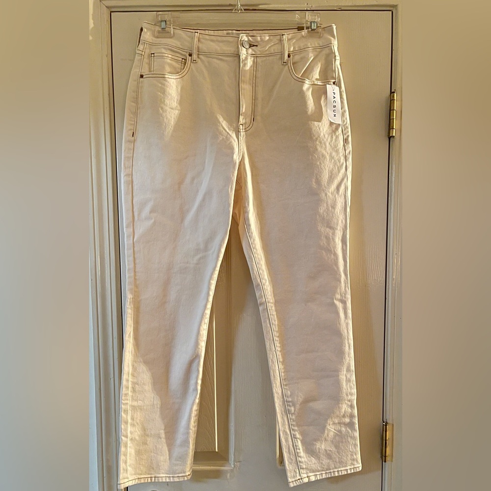 PacSun | Mom Jeans | Cream | Size 30